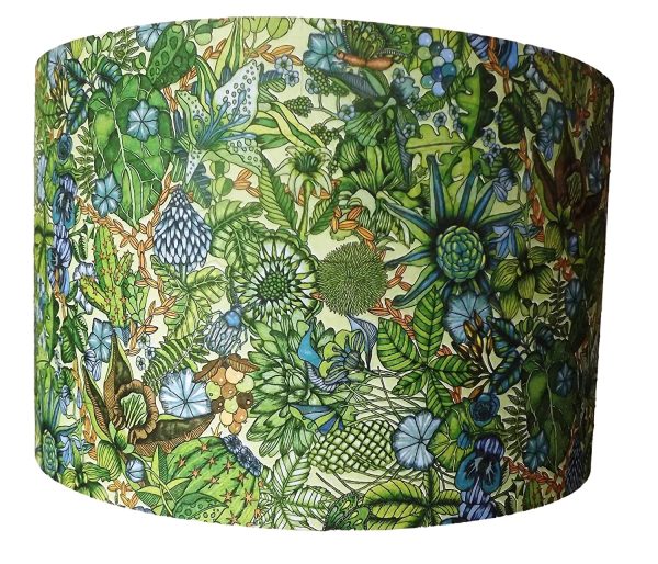 Green Leaves Lampshade,Mandala, vintage, shabby chic, jungle, - Image 2