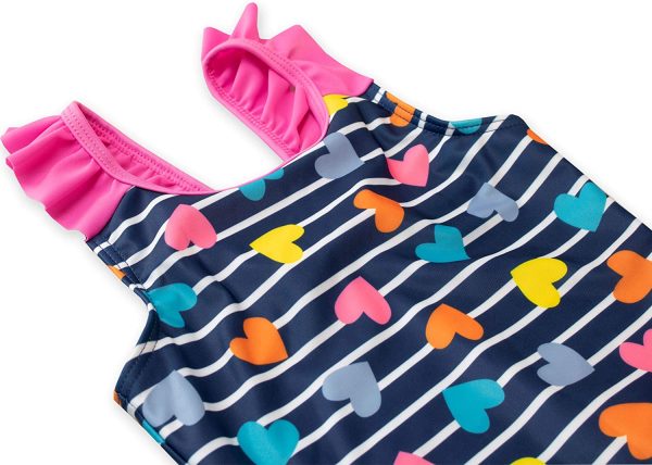 Harry Bear Girls Hearts Swimsuit