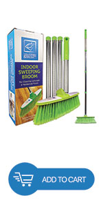 Soft Sweeping Indoor Brush (Green)