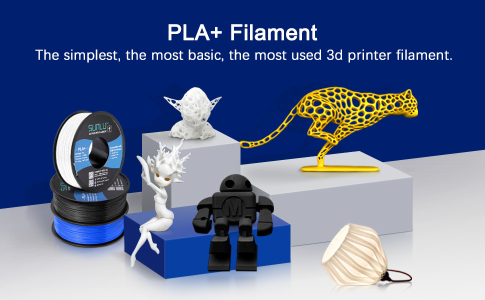 PLA+ Filament 1.75mm SUNLU PLA Plus filament for 3D printer pens