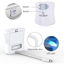 arm adjustable toilet night light