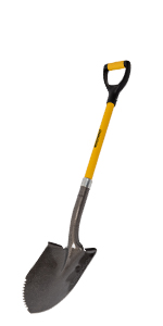 Serrated Edge Shovel with D Grip