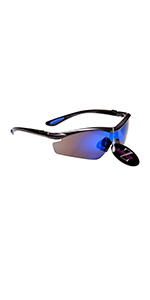 gun metal tinted glasses constructor wraparound safety protective mirrored wrap transparent travel