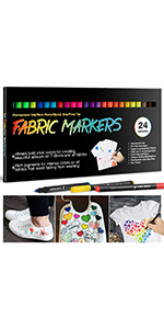 fabric pens permanent for clothes paint pens fabric pens for clothes t shirt kids textile markers