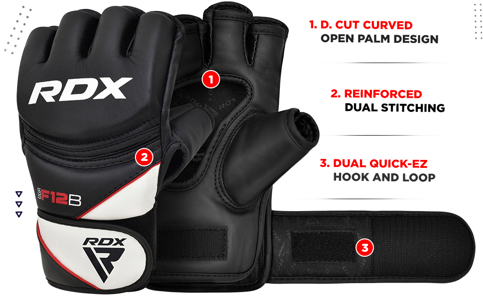 RDX MMA Gloves for Grappling Martial Arts Training