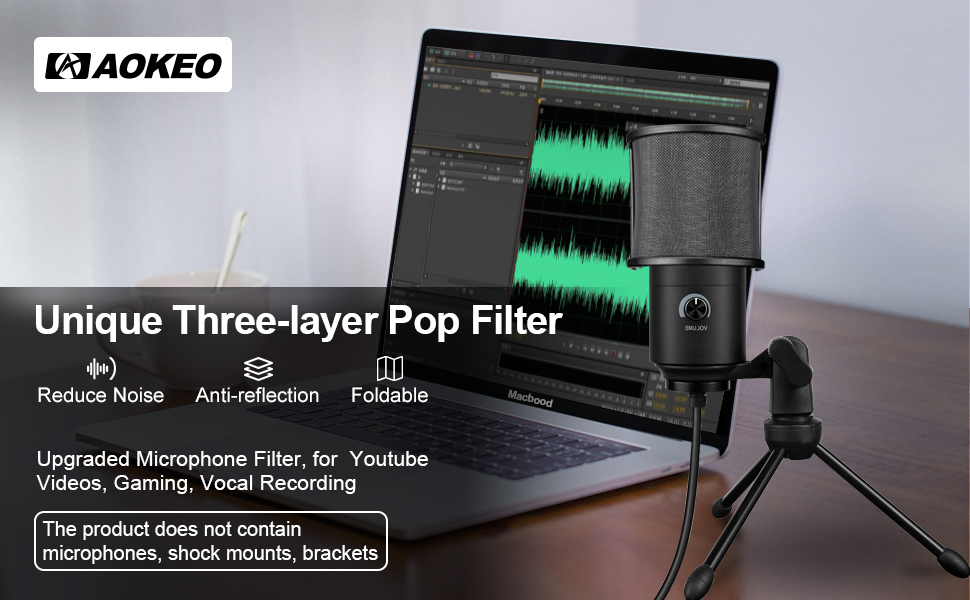 fifine mic pop filter