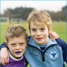 Game Guard Gumshields being used by Ted & Toby playing Rugby