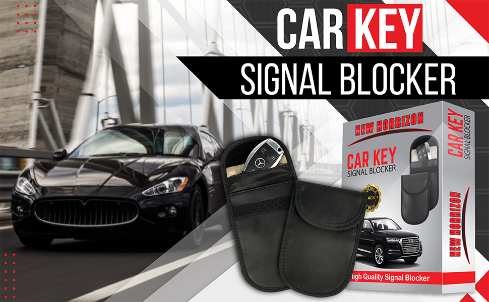 car key signal blocker pouch