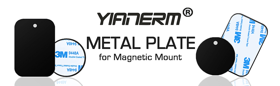 YIANERM Metal Plate Replacement Kits For Magnetic Phone Holder 