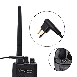 Compatible for Motorola 2pin Radio 