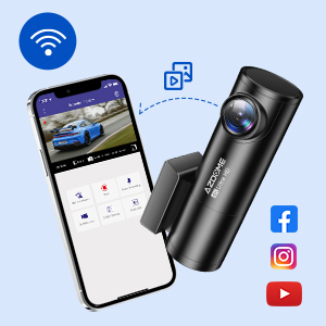 AZDOME Dashcam with WiFi Function