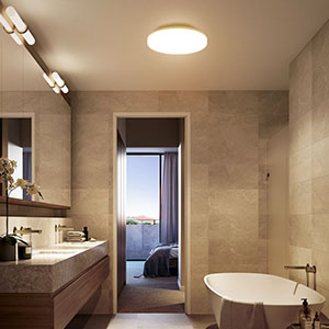 Bathroom Round LED Ceiling Light Fitting