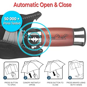 Classic Auto Open Close Umbrella