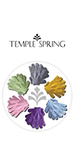 Temple Spring 1250 x 2500 Exfoliating Gloves Star Logo