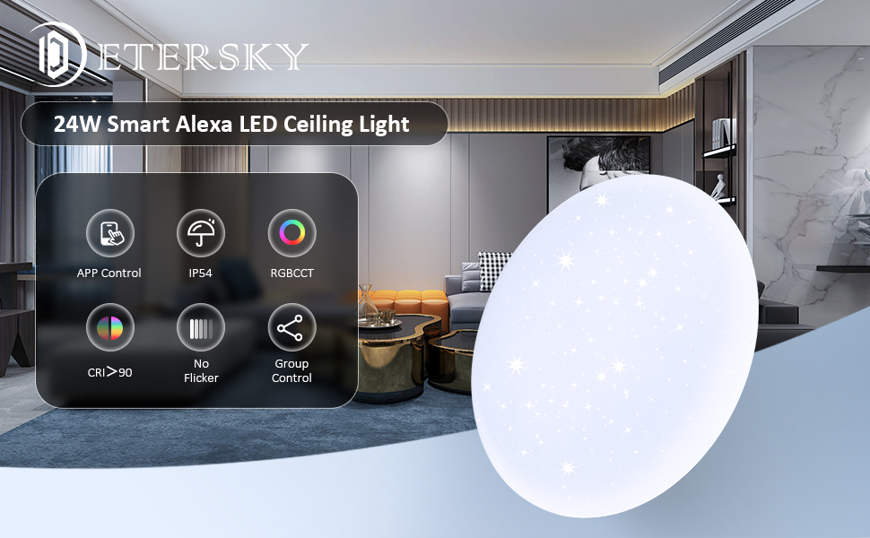 Etersky LED SmartStarCellingLight