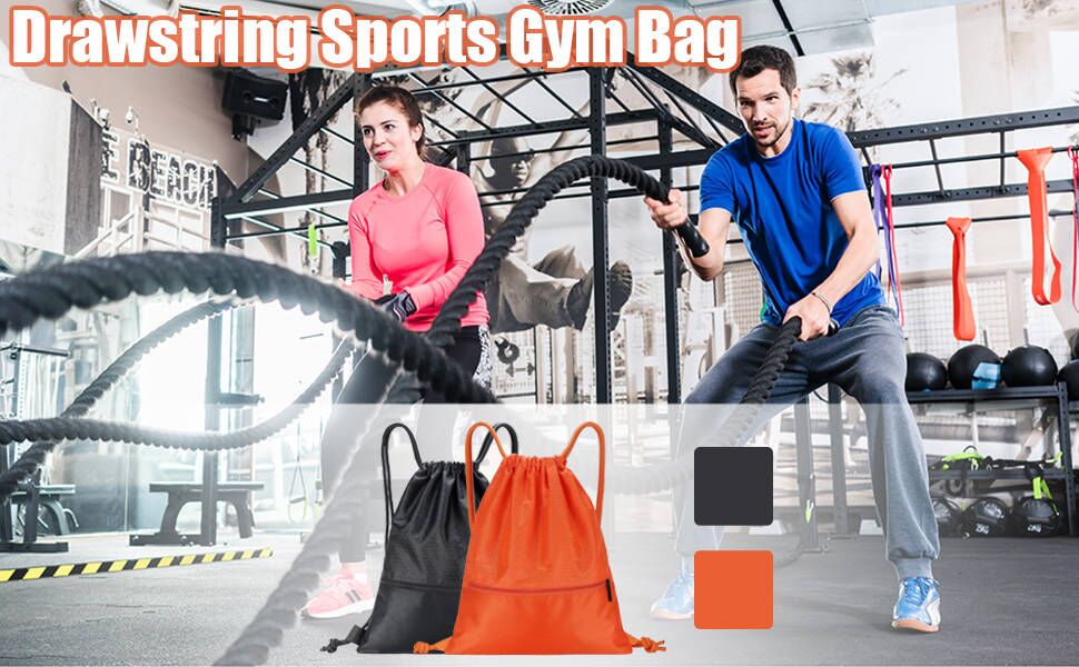 black gym bag