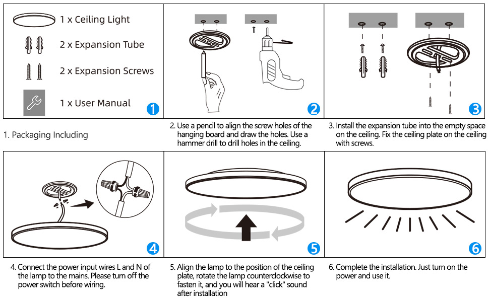 Round Ceiling Lighting