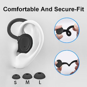 Easy to Wear Stably and Comfortable Wearing ear buds wireless earbuds headphones with microphone