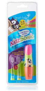 Brush-Baby KidzSonic Electric Toothbrush | Stage 3-Kids | 3+ Years