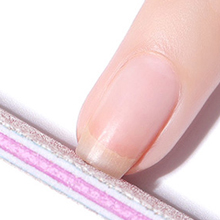 Natural nail shape filing