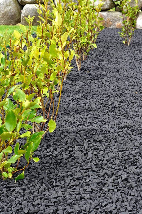 RockinColour Midnight Black Large Pack decorative garden stone - Image 5