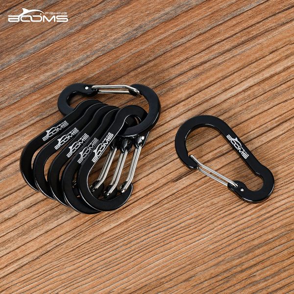 Booms Fishing CC1 Multi-Use Carabiner Clips For Key,Fishing,Camping,Outdoor sport,Daily life