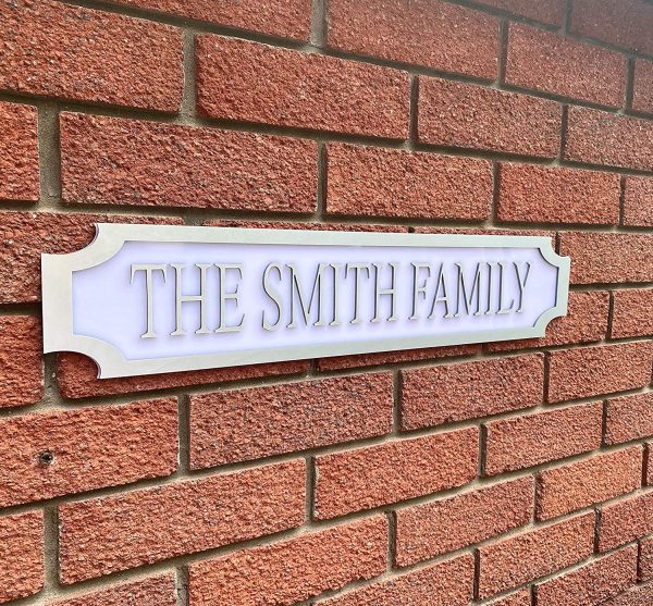 Personalised 3D Street Sign | 8 Colours | Waterproof | Custom Garden Sign | Family Sign - Image 4