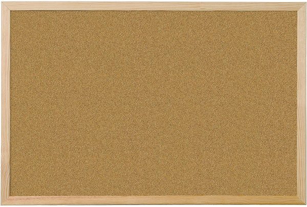 Q-Connect Wooden Frame 400 x 600 mm Cork Board - Image 2