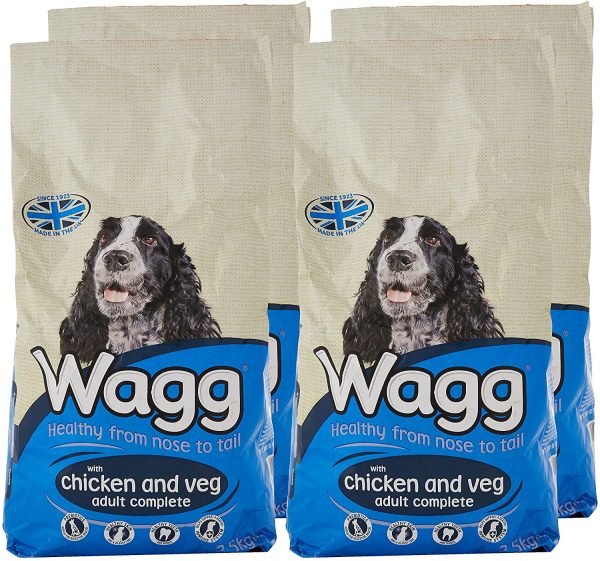 Wagg Complete Chicken and Veg dry dog food, 2.5 kg Pack of 4 - Image 3