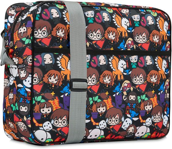 Harry Potter Messenger Bag for Girls Boys, School Bag with Chibi Character Print, Crossbody Shoulder Bag School or Travel, Harry Potter Gifts Kids Teenagers - Image 5