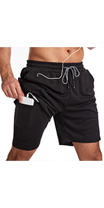 Men's 2 in 1 Shorts