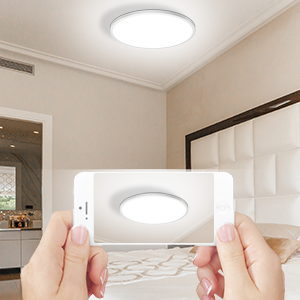 white ceiling light