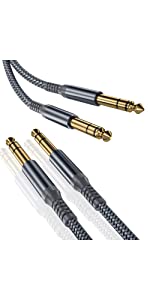  6.35mm TRS Instrument Cable