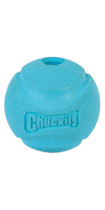 Chuckit; fetch; dog ball; medium; rubber; high bounce; tough; durable; launcher