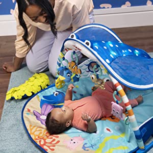 disney baby bright starts playmat play gym