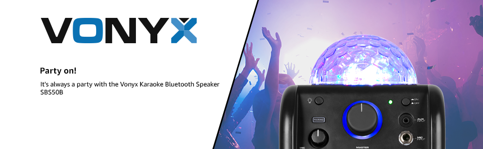 header bluetooth party karaoke machine speaker