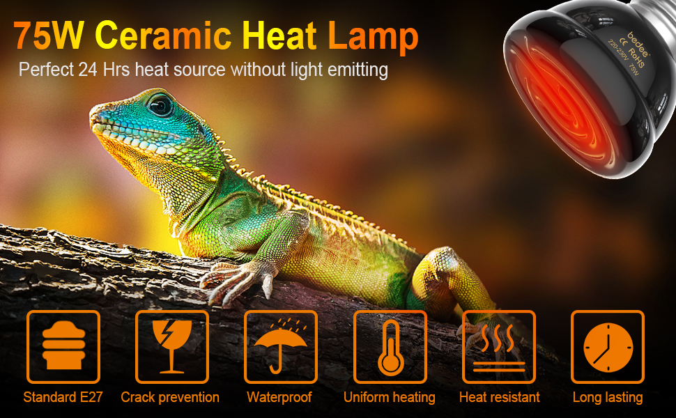 snake heat lamp