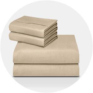 BED SHEET SET BEIGE