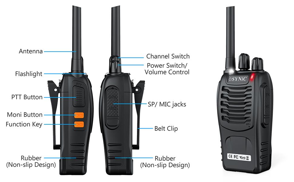 Rechargeable Walkie Talkie