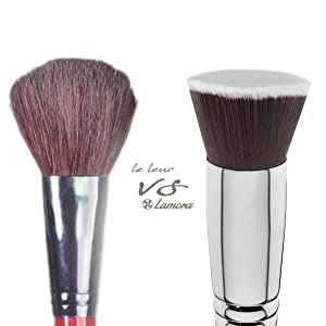 Lamora, beauty, make-up, brush, kabuki, flat, foundation, concealer, luxury, soft, dense, black.