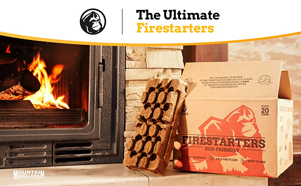 firestarter ideal convenient Immediate ignition safe for food smokeless & odourless