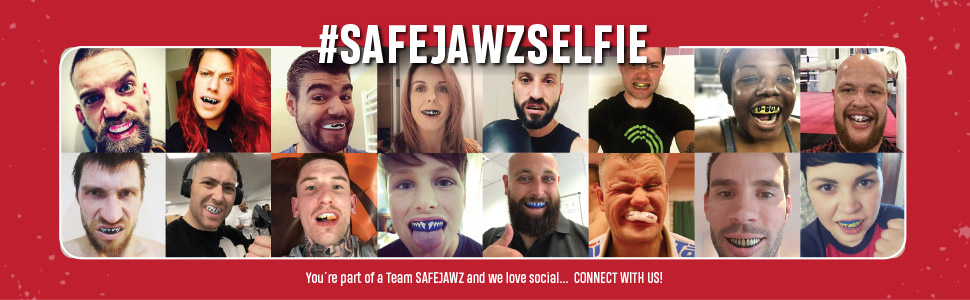 safe jawz safejawz customer selfie teeth mouth smile sports gum shield mouthguard mouth guard gum 