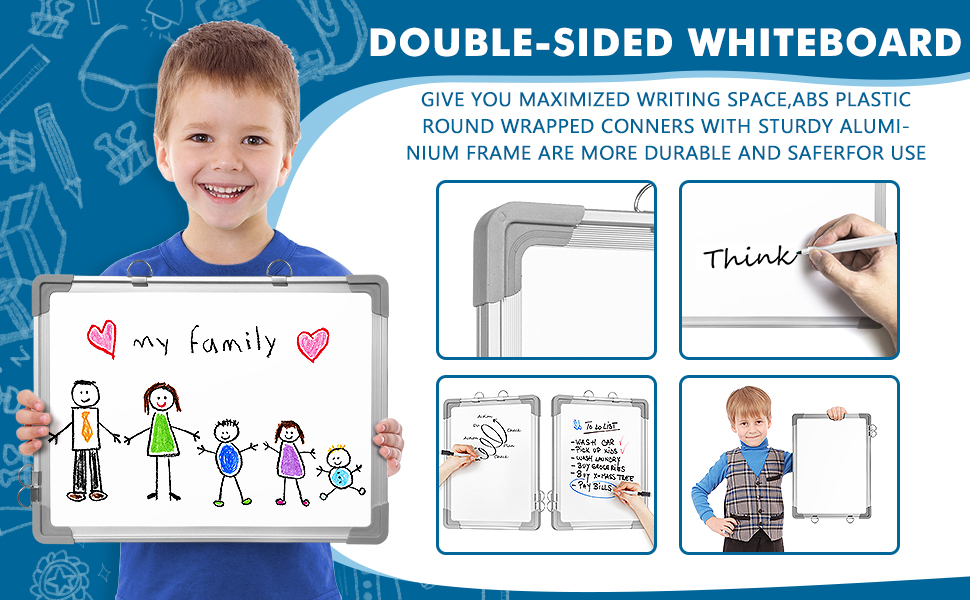 DOUBLE-sided whiteboard