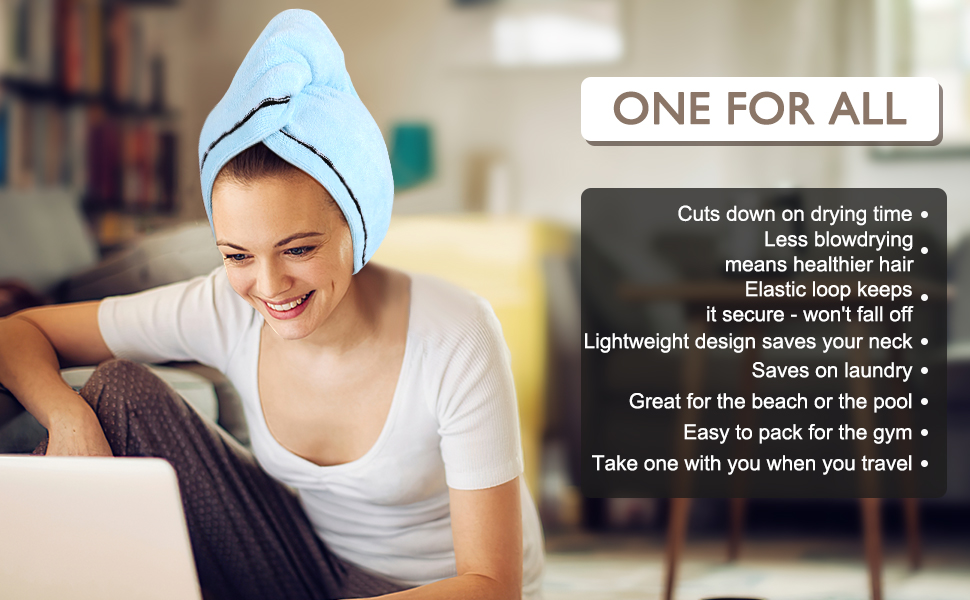 microfiber hair towel