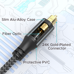 optical audio cable; optical cable; optical cable for soundbar to tv; digital optical cable