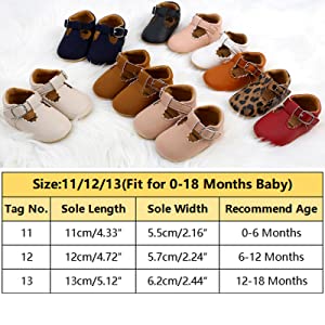 RVROVIC Baby Girl Moccasins Princess Mary Jane Flat Dresses Shoes