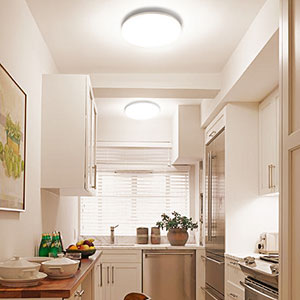 Round LED Ceiling Light Fitting, Bathroom Lights Ceiling IP65 Waterproof