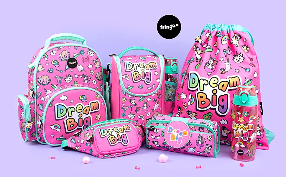 school-pink-deram-big-set-waterproof-backpack-pencil-case-lunch-bag-pe-bag-bottle-fringoo