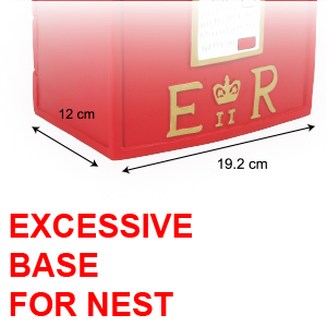 Easylife post box bird house, nest box, nester, post box bird nester