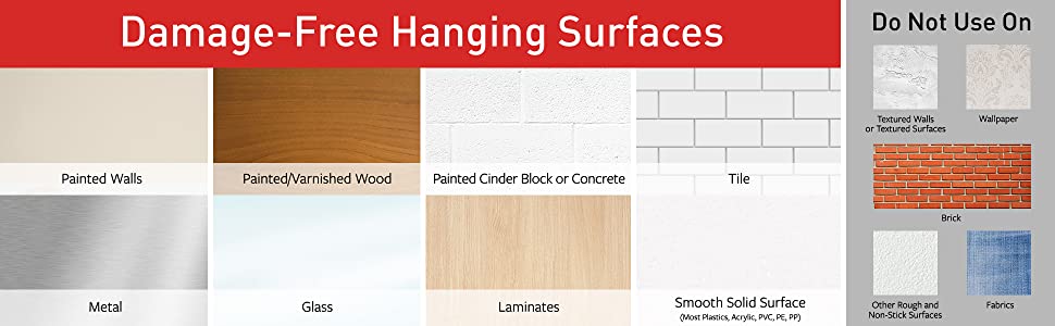 damage free application surfaces